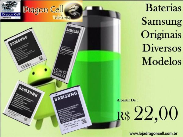 BATERIAS DA SAMSUNG BEM BARATO